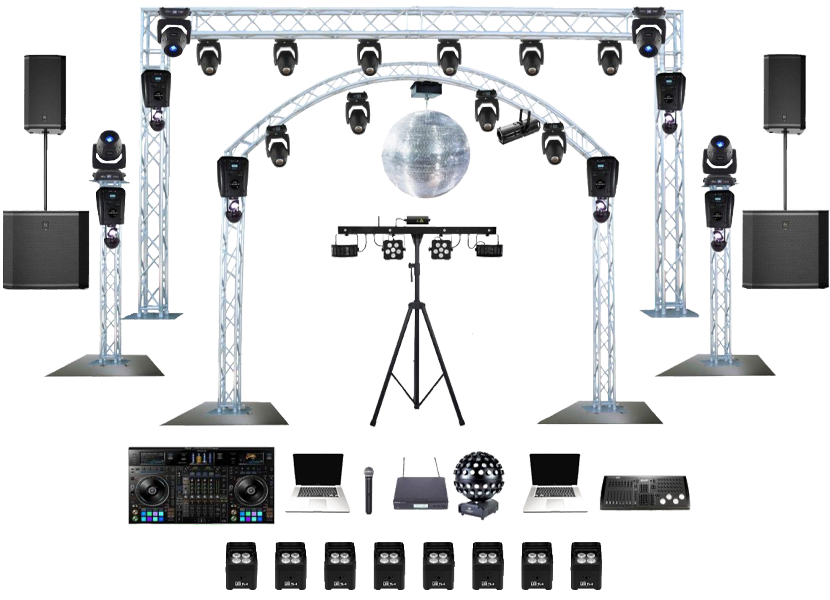 DJ-Set XXL transparent