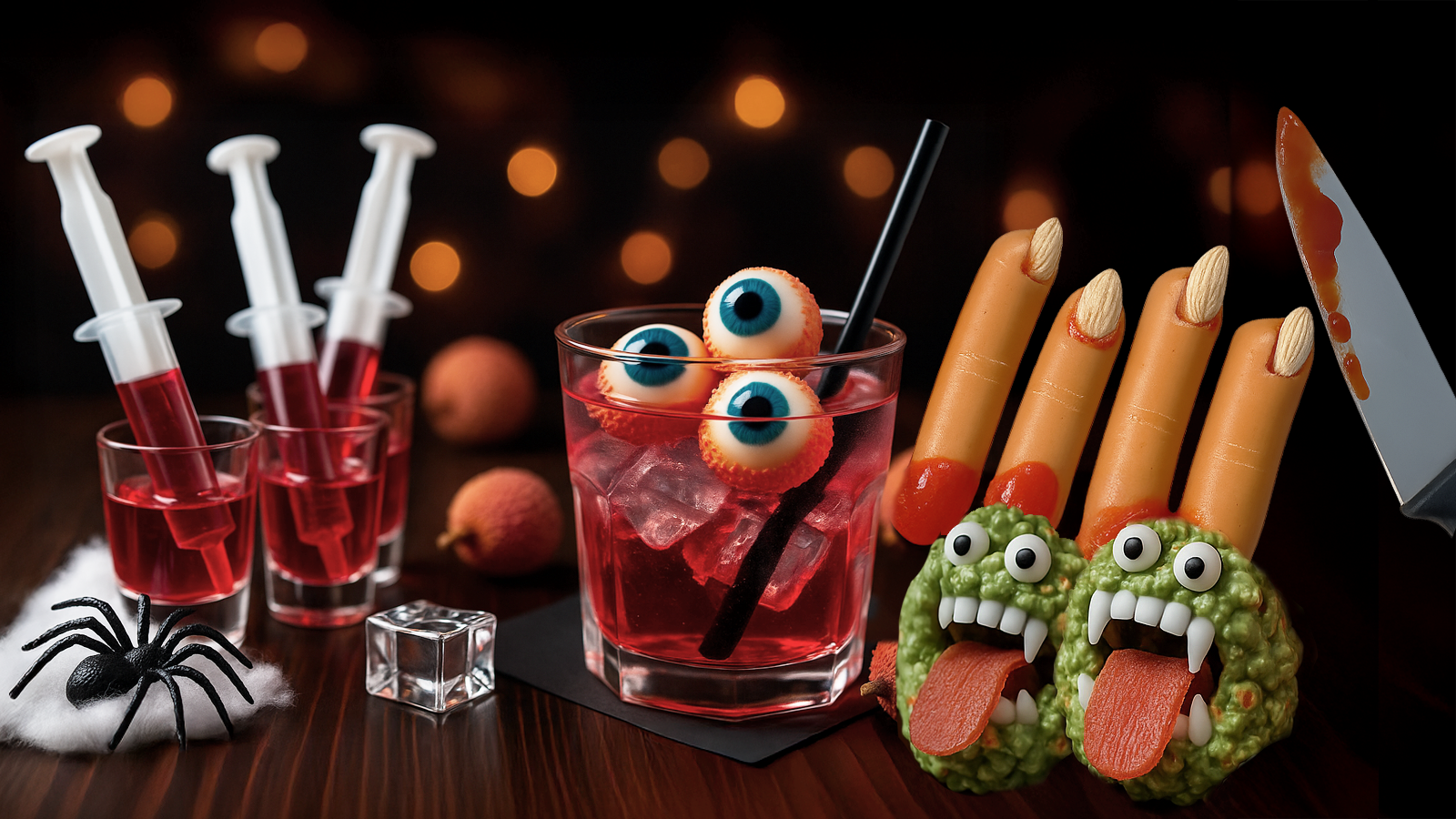 Die besten Halloween-Rezepte für eure Party – kreative Snacks und Drinks mit Gruselfaktor Gruselige Halloween-Snacks und Drinks mit blutigen Hotdogs, Monster-Dip und Augencocktail – kreative Rezeptideen für eure Party